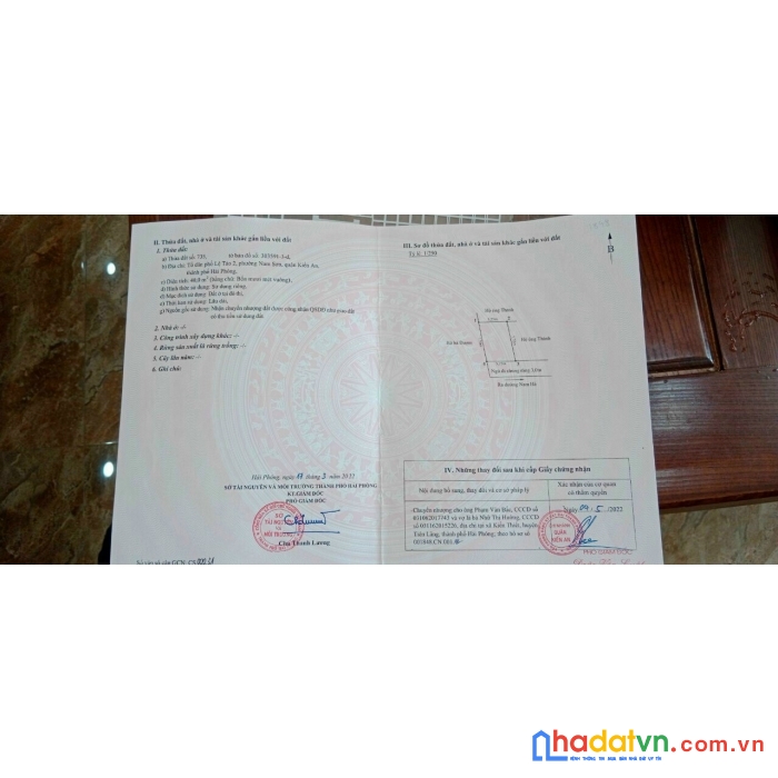 Bán lô đất ngay sau trường cấp 1 nam hà. lệ tảo