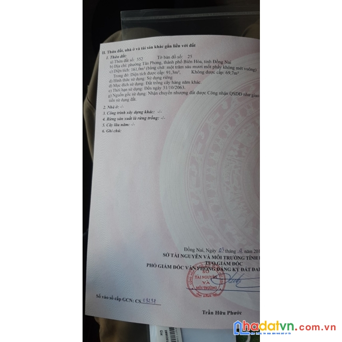 Cần bán căn nhà cấp 4 tại phường tân phong, biên hòa, đồng nai