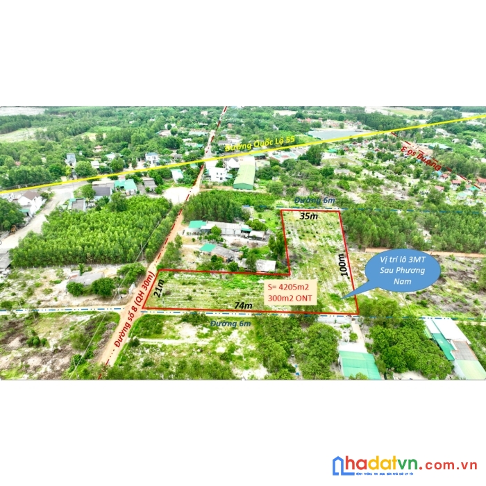 Bán đất vip sơn mỹ, đường số 8, 3 mặt tiền, giáp becamex và ql55