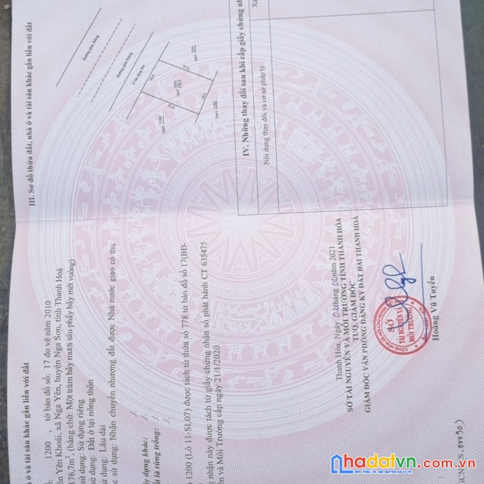 Bán 2 lô: lô 11 và lô 12 biệt thự song lập nằm trên trục đường đôi chính thuộc khu dân cư bắc ba