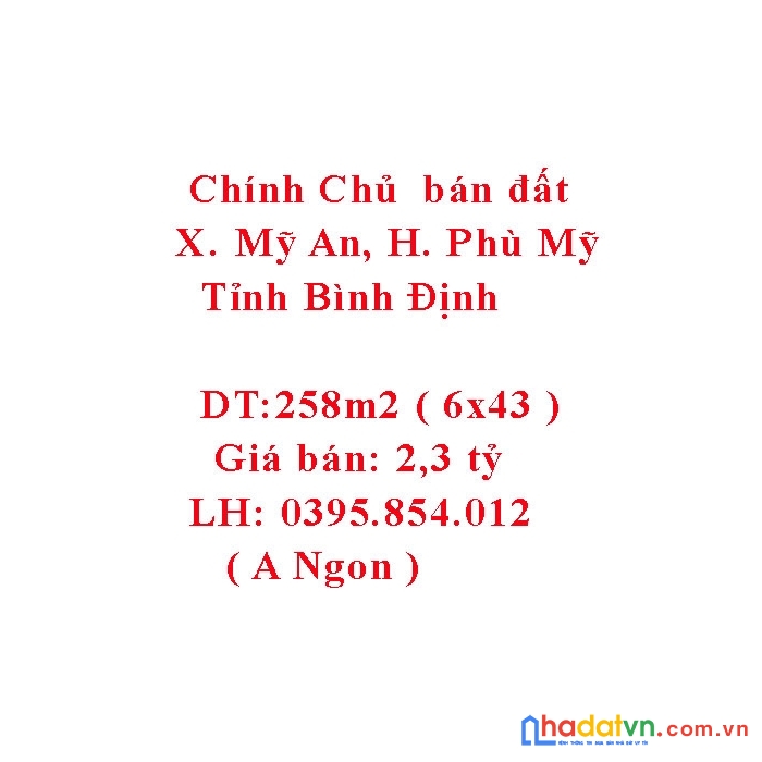 Chính chủ gửi tin bán đất bida karaoke mai anh  tại thôn xuân bình, xã mỹ an, huyện phù mỹ, tỉnh