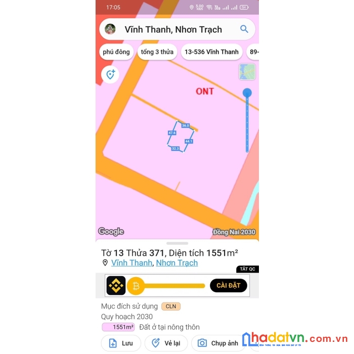 Chủ cần bán gấp lô đất vĩnh thanh đẹp vuông vức. gần dân, khu vực an ninh giá tốt cho anh chị và