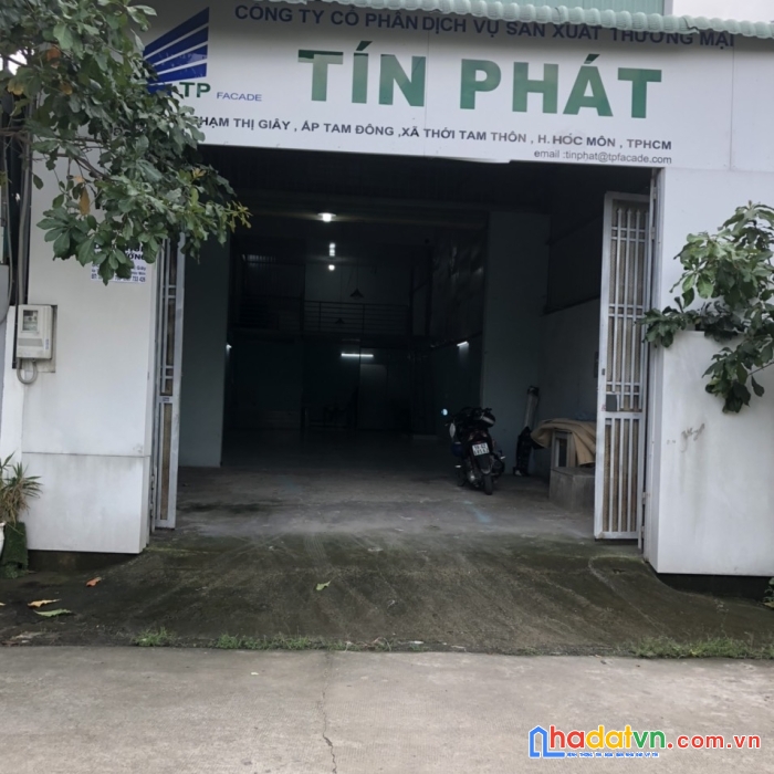 Chính chủ cho thuê kho xưởng ở xã thới tam thôn, huyện hóc môn, hcm