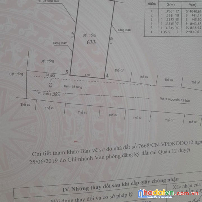Q12.032. đất trống, khu xây 5 tầng, hxh gần hiệp thành city q12, ngang 5m, nhỉnh 3.7 tỷ.