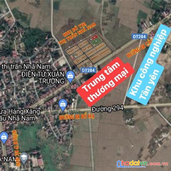 Cần bán 3lô ngoại giao liền kề nhau kdt tiến phan ,nhã nam tp bắc giang chỉ từ 24tr/m2