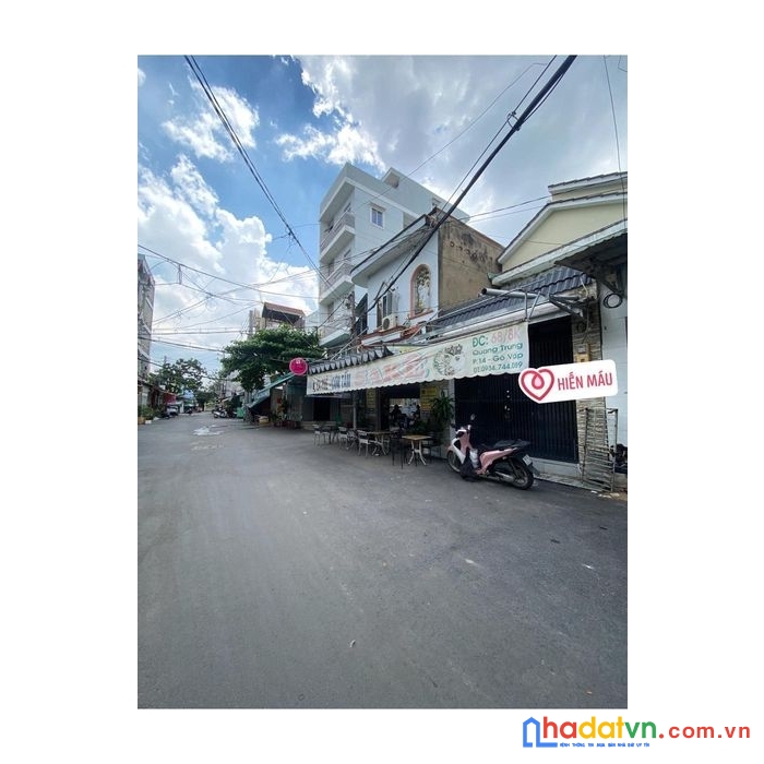 Bán nhà mặt tiền hẻm 10m  quang trung kd đa ngành nghề 76m, giá 7,1 tỷ (tl).