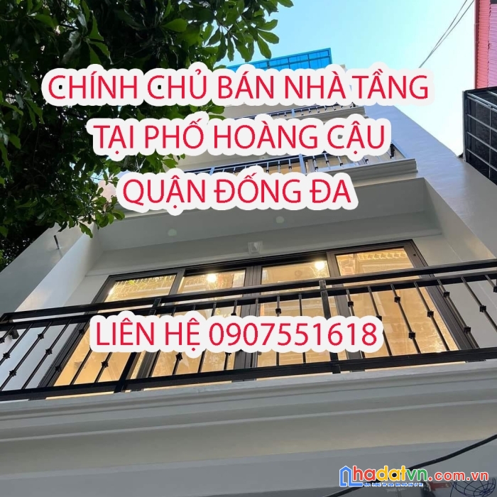 Chính chủ cần bán nhà tầng  tại phố  hoàng cầu