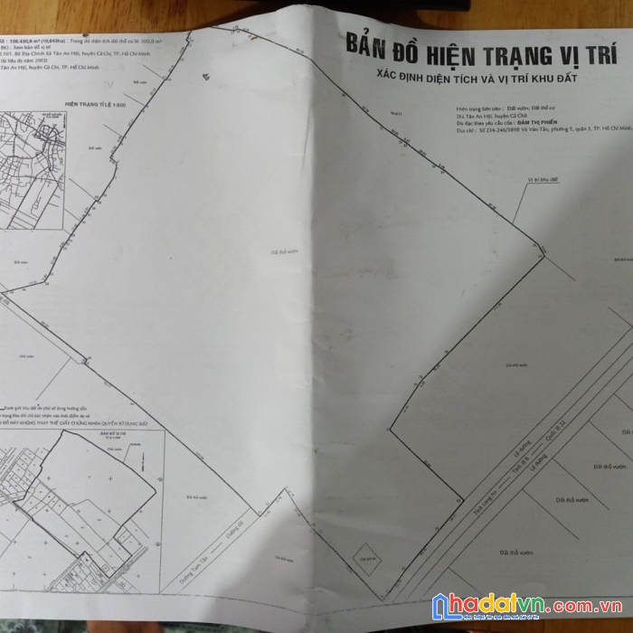 Đất mặt tiền tỉnh lộ 8 - tân an hội củ chi 106000m2 chỉ 2.4tr 1m2