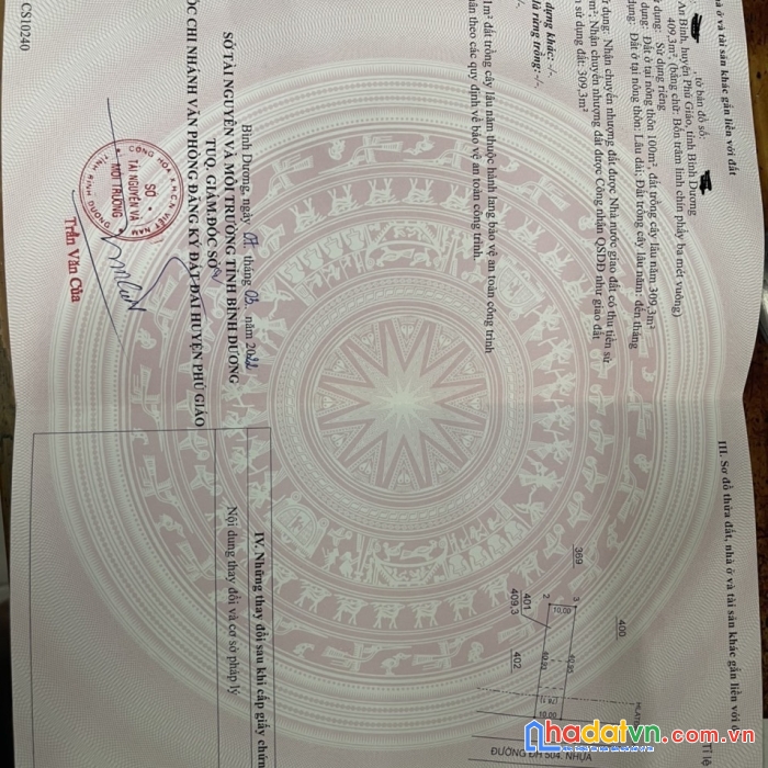 2 miếng đất đầu tư khu vực phú giáo liên hệ để nhận giá tốt