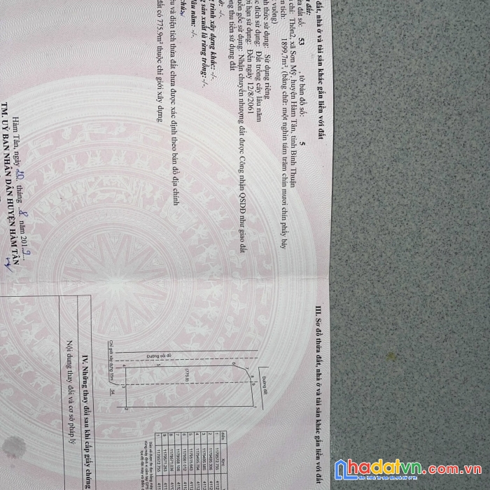 Bán lô 3 mặt tiền 103*50m có 500m2 thổ cư trục đường số 12 trung tâm sơn mỹ