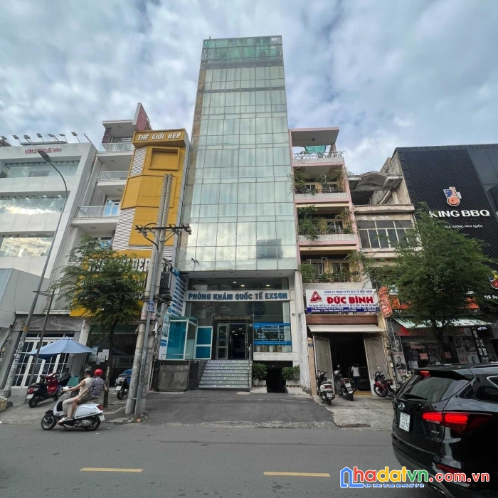 Cho thuê tòa văn phòng 722 sư vạn hạnh,quận 10 - 8x17m hầm 10 lầu