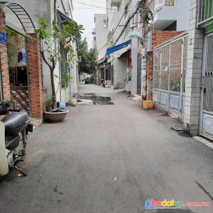 Nhà nát lê văn thọ 85m2, 2 mặt hẻm trước sau, tiện phân lô xây mới