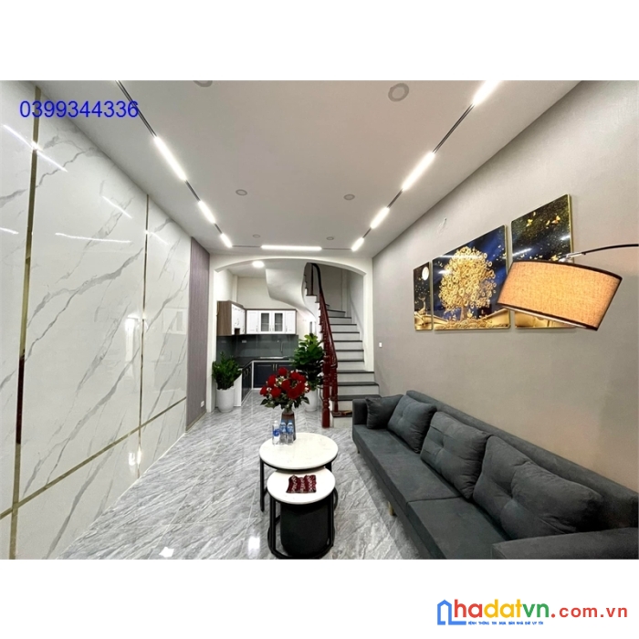Bán nhà kim giang 30m2, 5 tầng, 3,35 tỷ, ngõ thoáng đẹp, gần ô tô, nhà đẹp tặng nội thát