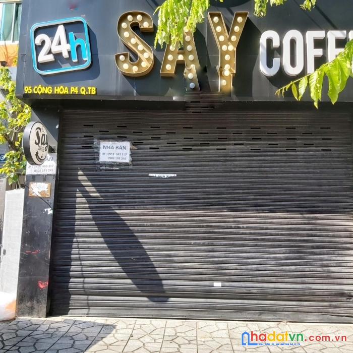 Chính chủ bán nhà mặt tiền cộng hòa,p.4, tân bình trục chính dt 5x30m
