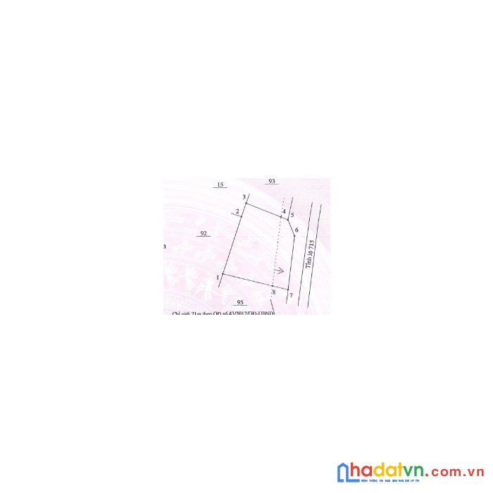 Cần bán gấp lô đất mặt tiền đường dt716 thuận lợi cho việc đầu tư