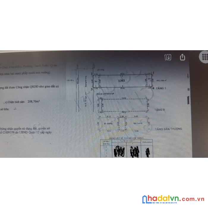Bán hộ em trai 125m2 chỉ 6 tỷ hà huy giáp thạnh xuân q12