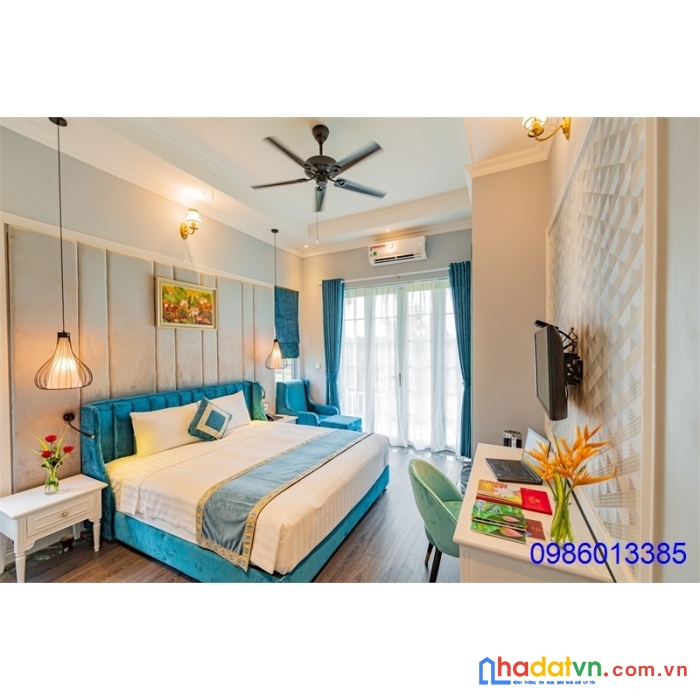 Bán căn biệt thự 1 tầng có bể bơi - trung tâm dự án vườn vua - vị trí đẹp nhất view 2 hồ-5.6tỷ