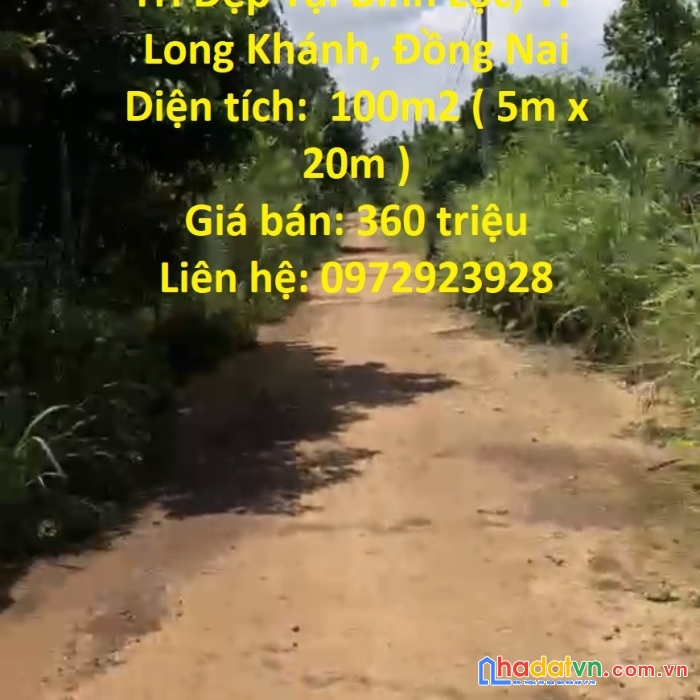 Bán gấp đất chính chủ vị trí đẹp tại bình lộc, tp long khánh, đồng nai