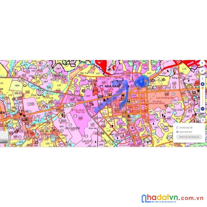 Khu đô thị kiểu mẫu   tiến phan trung tâm thị trấn nhã nam .