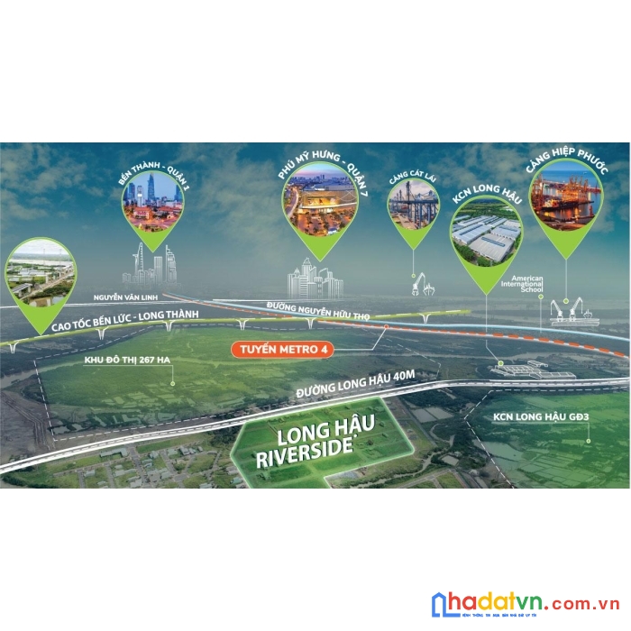 Bán đất khu dân cư long hậu 3 hồng thuận