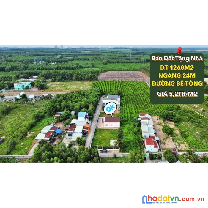 Đất vườn nhơn trạch xã phước an - mua đất tặng nhà !