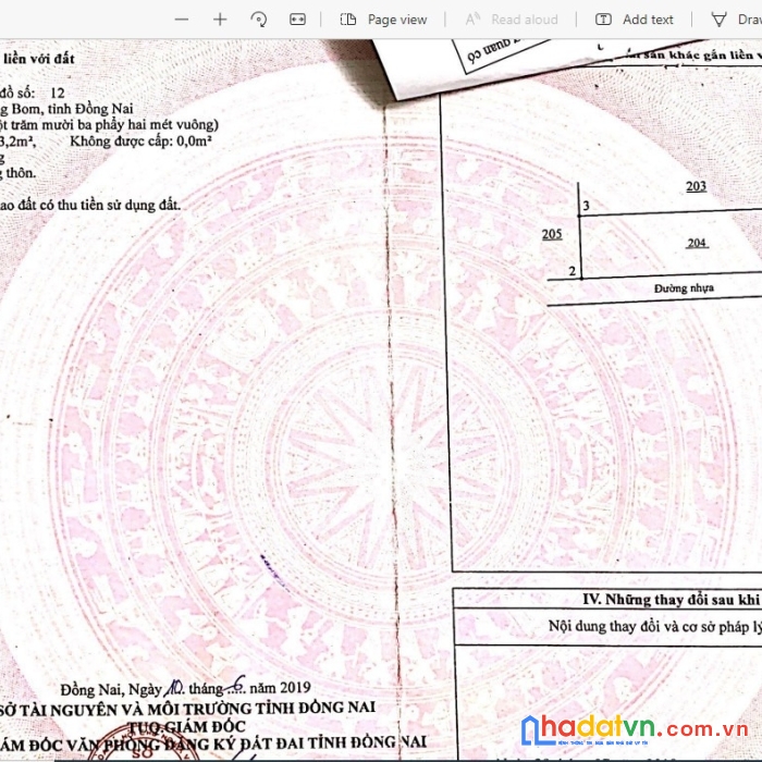 Cần bán lô đất vị trí đẹp tại huyện trảng bom tỉnh đồng nai