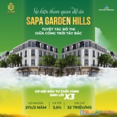 Sự kiện mở bán sapa garden hills. cơ hội cho các nhà đầu tư nghỉ dưỡng. giá bán chỉ từ 32 triệu/m2