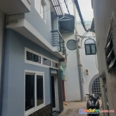 Bán nhà trệt lầu hẻm 2,5m đường 16, hiệp bình chánh, thủ đức