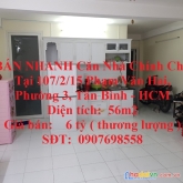 Bán nhanh căn nhà chính chủ tại 107/2/15 phạm văn hai, phường 3, tân bình - hcm