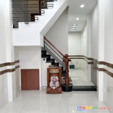 Nhà mới 3x11.5 nở hậu trệt/2 lầu/st ba đình phường 9 quận 8