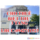 Chính chủ cho thuê biệt thự 3 tầng tại số 202 đường ngọc thụy, quận long biên, hà nội.