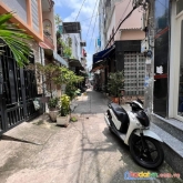 Nhà hxh khu phân lô hưng phú p10 q8, 35.6m2, 1 trệt 1 lửng, cách mt 50m, gía  4.43 tỷ