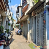 Nhà mặt tiền, trần thủ độ, tân phú, 35m2, 2 tầng, nở hậu tài lộc, giá rẻ.