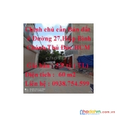 Chính chủ cần bán đất ở đường 27,hiệp bình chánh,thủ đức
