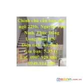 Chính chủ cần bán nhà ngõ 229b, nguyễn văn linh, phúc đồng, long biên