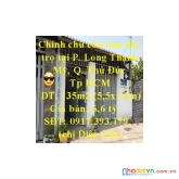 Chính chủ cần bán dãy trọ tại phường long thạnh mỹ, q. thủ đức, tp hcm