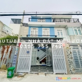 Nhà đường thông 4 tỷ 2 tầng lầu ngay sát chợ minh phát. đường oto 6m. ngang 4m8