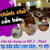 Chính chủ cần bán căn hộ chung cư nơ 2 ,70m2 bán đảo linh đàm ,hà nội