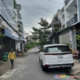 Nhà 2 mặt tiền hẻm trước 5m ,sau 2.5m thông, trương phướcphan, 48m ,3 tầng, giá chỉ 5 tỷ 2