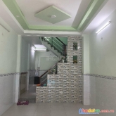 Nhà đẹp đường số 4 bình tân ngay chợ gò xoài hẻm xe tải tránh 4x14m 1trệt 2lầu 3pn chỉ 6,2tỷ