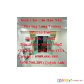 Chính chủ cần bán nhà ở phường long trường - tp. thủ đức