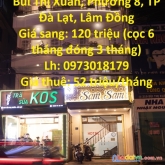 Chính chủ cần cho thuê khách sạn đẹp vị trí đắc địa tại 217 bùi thị xuân, phường 8, tp đà lạt, lâm