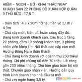 Thu nhập  hơn 200tr tháng ks có 20 phòng giá nhỉnh 17 tỷ -  phước long a  quận 9 - thủ đức.
