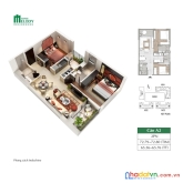 Chính chủ bán căn hộ 2 ngủ 2wc, 68m2, 0392.94.24.94