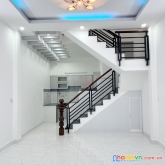 Nhà mới 2 tầng hẻm thông âu dương lân 4x10m, p3 q8 4tỷ750