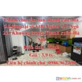 Chính chủ cần bán nhanh căn nhà 5,5 tầng tại số 33b ngách 237 ngõ 211 khương trung - thanh xuân-