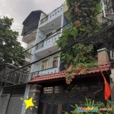 Nhà hxt tây thạnh tân phú 4 tầng btct, sân rộng để 6 xe máy.