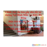 Chính chủ cần bán gấp nhà đất tại đường ngô đình mẫn, la khê, hà đông.