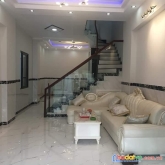 61m2 chỉ hơn 4 tỷ 3 tầng hẻm oto khu gò xoài, chợ ông mười.