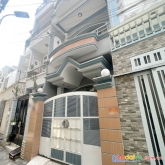 Nhà 2 mặt hẻm 3 tầng nở hậu hẻm thông đường âu dương lân p3q8